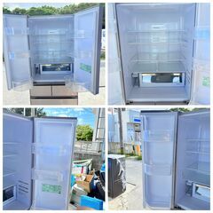 【❗️✨家族向け・人気サイズ✨❗️】日立 大型冷蔵庫 540L 2020年製 ファミリー向け 稼動確認済 ✨簡易清掃・動作確認済み❗️の画像