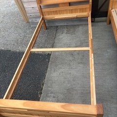 お渡しする方決まりました　シングルベッド　　1台でも可　の画像