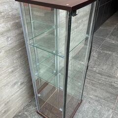 🌟不二貿易🌟 ガラスコレクションケース‼️　4段ブラウン フィギュアケースの画像