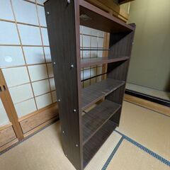 昭和の５段の本棚、無料で差し上げます。の画像