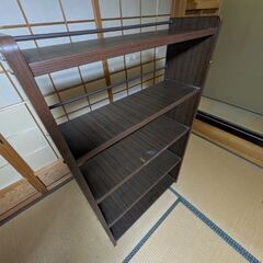 昭和の５段の本棚、無料で差し上げます。の画像