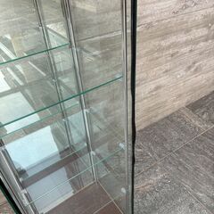 🌟不二貿易🌟 ガラスコレクションケース‼️　4段ブラウン フィギュアケースの画像