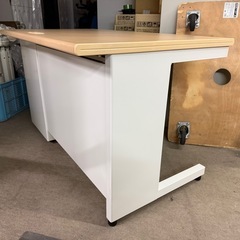 プラス　片袖机　幅120 奥70 高さ70cm 鍵付きの画像