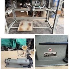 工業用ミシン DDL-227 JUKI 職業用ミシン ジューキ 工業用　業務用　裁縫　手工芸　ハンドクラフト　輸出　貿易　100vの画像