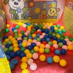 【受付中】【訳アリ】いないいないばあ　ワンワン　うーたん　 なかよしハウス 　ボールハウスの画像