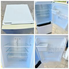 【❗️✨省スペース✨❗️】 ハイセンス 2ドア冷蔵庫 130L  稼動確認済✨簡易清掃・動作確認済み❗️の画像