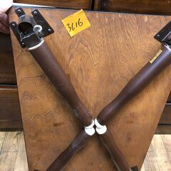 リサイクルショップどりーむ鹿大前店　No.3616　折りたたみテーブル　の画像