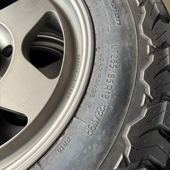 ホイール付き LT265/65/18 BFGoodrich ALL-Terrain T/A KO2の画像
