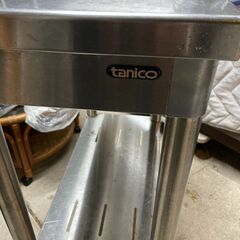 【リユースショップスパークル】ステンレス作業台　No.189　tanico　タニコー　業務用　厨房機器　調理台　厨房　 店舗　店舗用品　キッチン　配送設置可能♪の画像