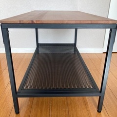 IKEA 完売品　ローテーブル　デザイン　スチール　ブラックの画像