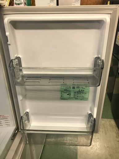 ジャングルジャングル貝塚店　冷蔵庫　ミツビシ　白　ホワイト　クリーニング済み　貝塚市　二色浜