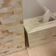 ゴミ箱＆ティッシュケースの画像