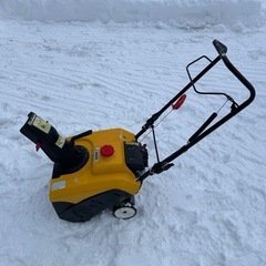 ハイガーガソリン式除雪機（エンジンオイル交換済　ガソリン満タンですぐ使えます）おまけあり！の画像