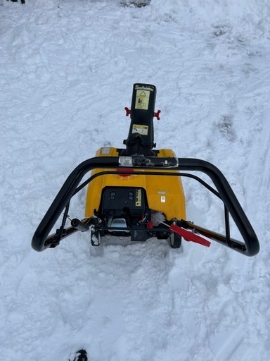 （売約済）ハイガーガソリン式除雪機（エンジンオイル交換済　ガソリン満タンですぐ使えます）おまけあり！