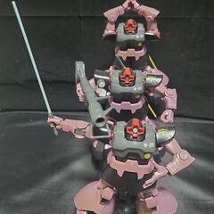 ★ガンプラ　黒い３連星トリプルドム　組立済品★の画像