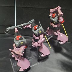 ★ガンプラ　黒い３連星トリプルドム　組立済品★の画像