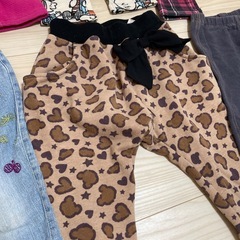 90センチ パンツ 裏起毛 セットの画像