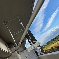 アルミ物干し竿　差し上げますの画像