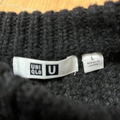 UNIQLO  U  ざっくりニット　Lの画像