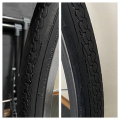 【しっかり整備済み】27インチ6段変速オートLEDライト白の自転車の画像