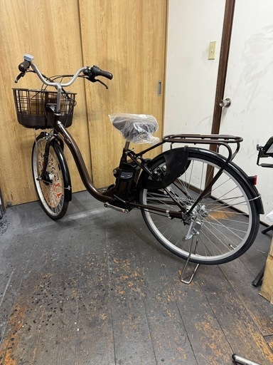 新車 電動自転車 アサヒサイクル evolヴィヴァーチェ 33km走行 26インチ