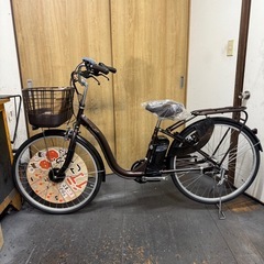 新車　電動自転車　アサヒサイクル evolヴィヴァーチェ　33km走行　26インチの画像