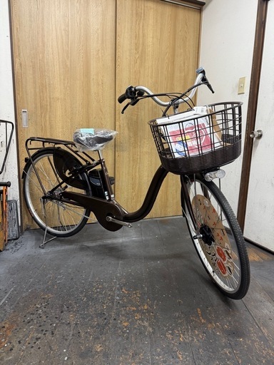 新車 電動自転車 アサヒサイクル evolヴィヴァーチェ 33km走行 26インチ