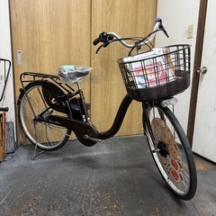 新車　電動自転車　アサヒサイクル evolヴィヴァーチェ　33km走行　26インチの画像