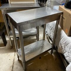 【リユースショップスパークル】ステンレス作業台　No.191　tanico　タニコー　業務用　厨房機器　調理台　厨房　 店舗　店舗用品　キッチン　配送設置可能♪の画像
