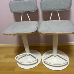 昇降椅子2脚の画像