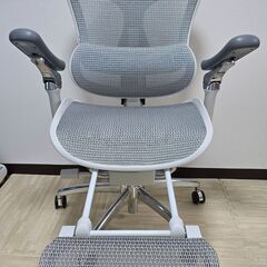 SIHOO DORO C500 ホワイト（フットレスト付き） ゲーミングチェアの画像