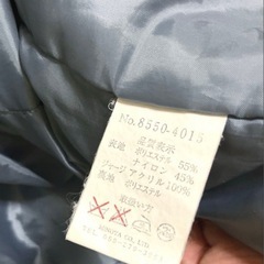 メンズ　ブルゾン　上着　サイズM 色グレーの画像