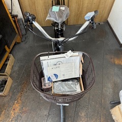 新車　電動　アサヒサイクル evolヴィヴァーチェ　33km走行　26インチ　ツヤケシブラックの画像