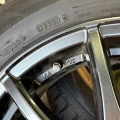 VELVA CHARGE 16インチ ホイール付スタッドレス 4本セット 205/60R16 DUNLOP WM02 MAZDA3使用の画像