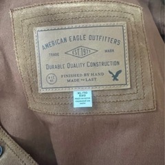  アメリカンイーグル 本革スエードジャケット（XL）極美品／上質レザー　の画像