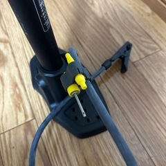 自転車　空気入れの画像