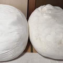 カインズ　ビーズソファ　ビーズクッション　1人用　二つセットの画像