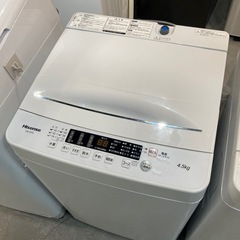 【ジモティー割】ハイセンス 2024年製 4.5kg 洗濯機（ID1657）の画像