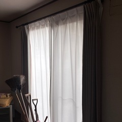 カーテン　窓3枚分の画像