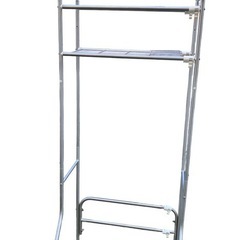 幅調整可能な洗濯機ラックの画像