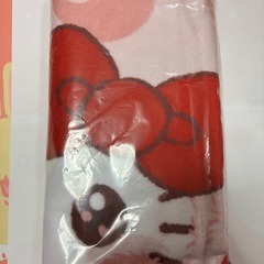 サンリオ　パンダハローキティ　キラもこリボン毛布（全1種）の画像
