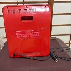 【あげます】昭和レトロ　Sunbird 電気ストーブ レッド　ジャンクの画像