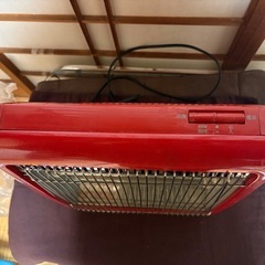 【あげます】昭和レトロ　Sunbird 電気ストーブ レッド　ジャンクの画像