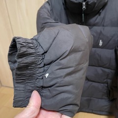 ダウンジャケット グレー ファー付きの画像