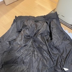 ダウンジャケット グレー ファー付きの画像