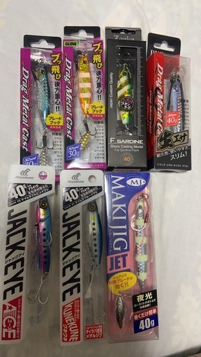 メジャークラフト、SHIMANO、ゴメクサス