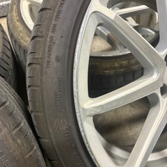 ハイペリオン 19インチ 9.5J +38 PCD114.3 5穴 タイヤ付き ホイールセットの画像