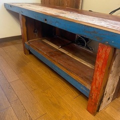 テレビボード　チーク　ボートの画像