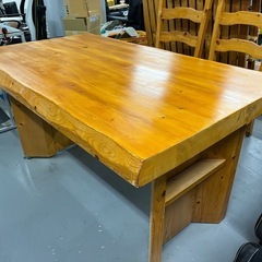 【✨研磨再塗装品✨】テーブル&チェア2脚セットの画像