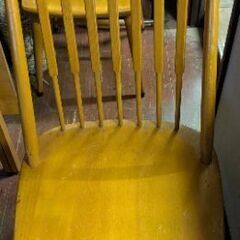 木製　ダイニングチェア　2脚　中古品の画像